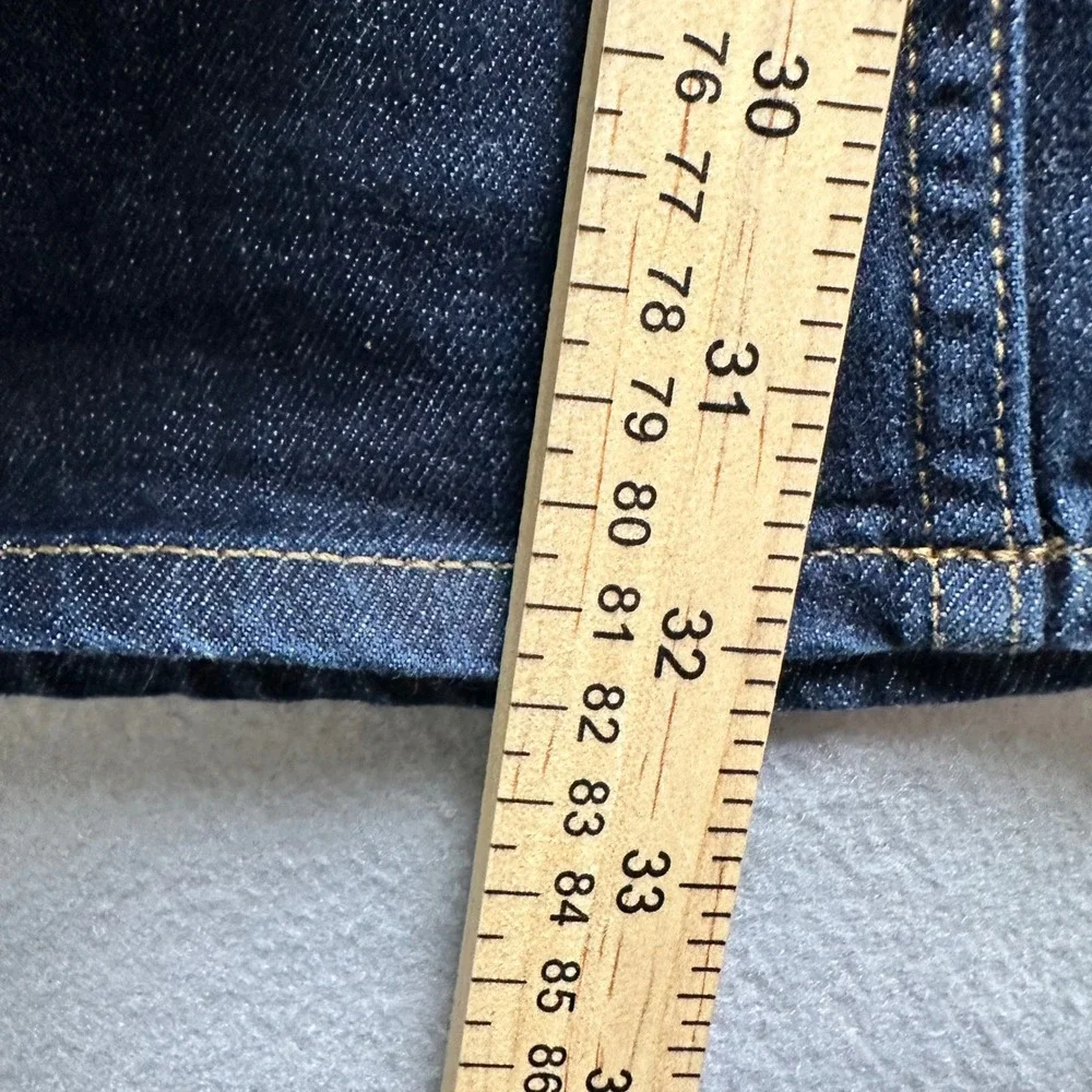 Banana Republic Jeans Mens 38x34 Dark Wash Blue Bootcut Stretch Denim Pants